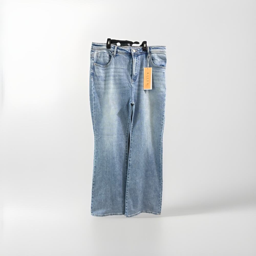Risen Women's High Rise Boot Cut Jeans Size 3XL rdp5523rtx